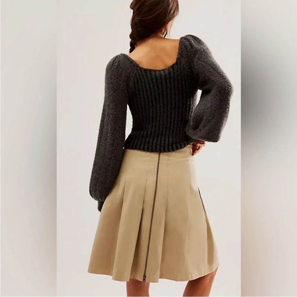 Free People Katie Mix Stitch Sweater